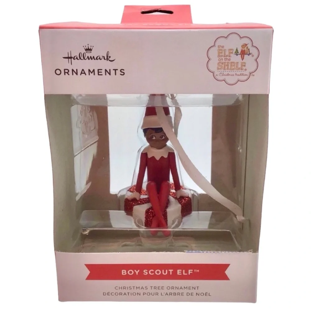 Hallmark Elf on the Shelf “Boy Scout Elf” Christmas Ornament (NWT)